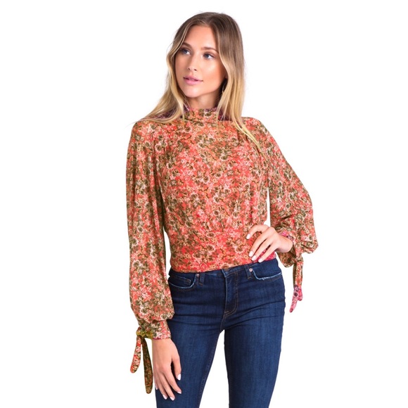 🌈 SOLD 🌈 FREE PEOPLE all dolled up poppy top - Picture 10 of 13